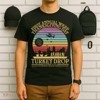 WKRP Thanksgiving Turkey Drop Funny Retro T-Shirt thumb 6
