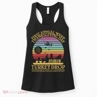WKRP Thanksgiving Turkey Drop Funny Retro Women's Tank Top thumb 0