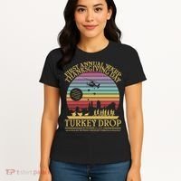 WKRP Thanksgiving Turkey Drop Funny Retro Women's T-Shirt thumb 4