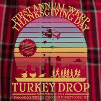 WKRP Thanksgiving Turkey Drop Funny Retro Women's Flannel Plaid Pajama Pants thumb 2