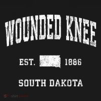 Wounded Knee South Dakota Sd Vintage Athletic Sports T-Shirt thumb 7