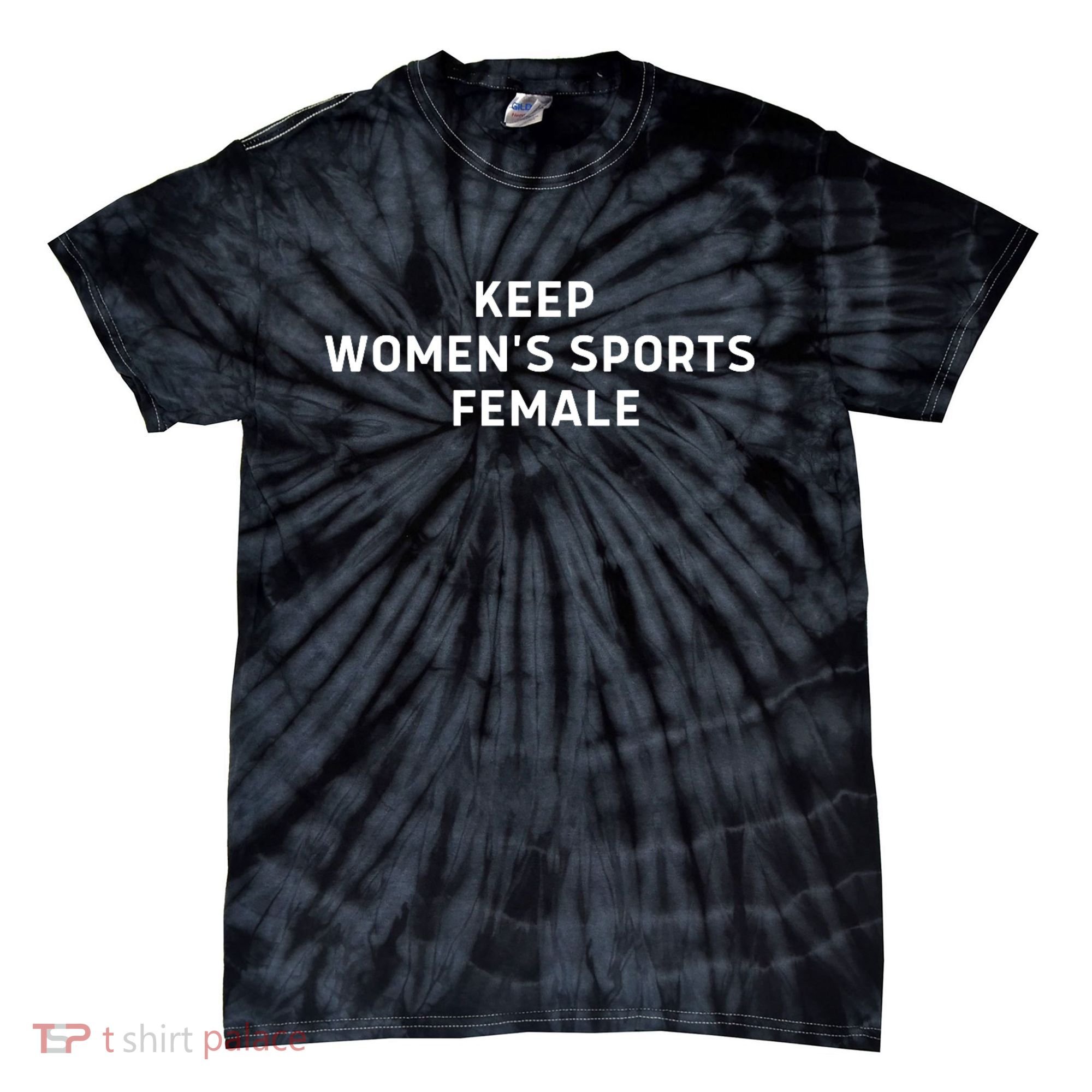 Womens Keep Womens Sports Female Tie-Dye T-Shirt