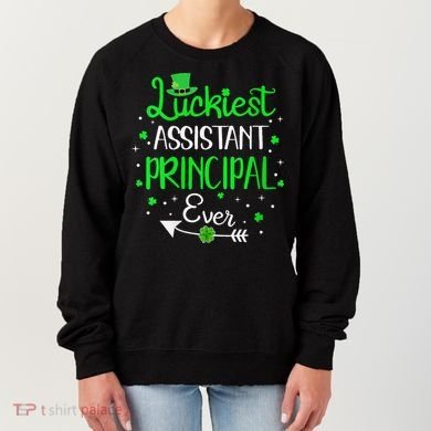Womens Luckiest Assistant Principal Ever St Patricks Day Women's Sweatshirt