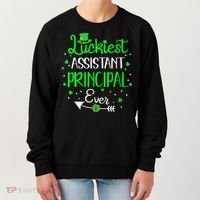 Womens Luckiest Assistant Principal Ever St Patricks Day Women's Sweatshirt thumb 0