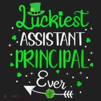 Womens Luckiest Assistant Principal Ever St Patricks Day Women's Sweatshirt thumb 2