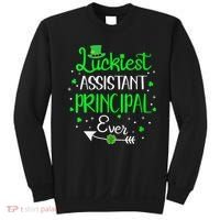 Womens Luckiest Assistant Principal Ever St Patricks Day Sweatshirt thumb 0