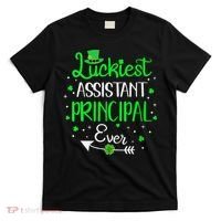 Womens Luckiest Assistant Principal Ever St Patricks Day T-Shirt thumb 0