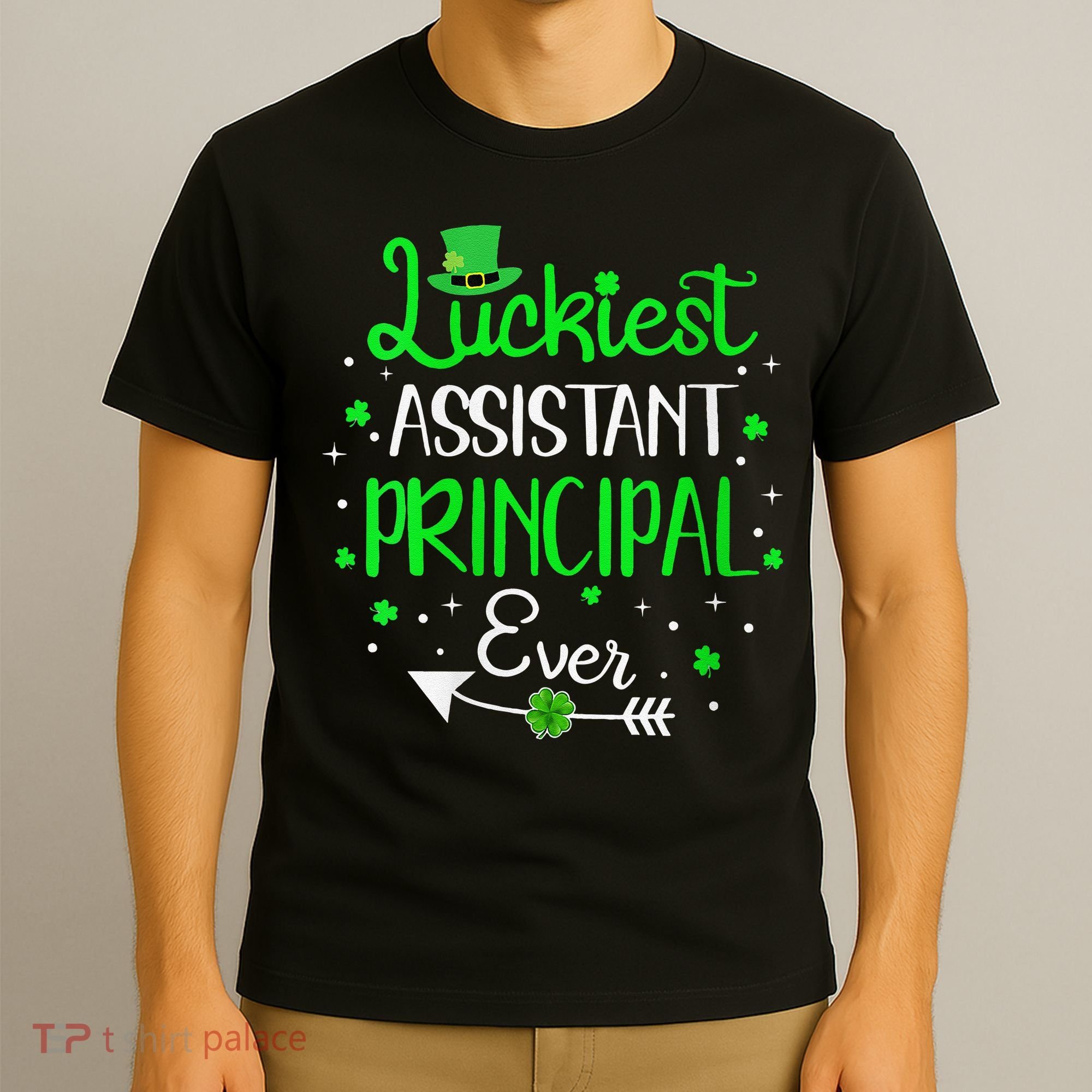 Womens Luckiest Assistant Principal Ever St Patricks Day T-Shirt