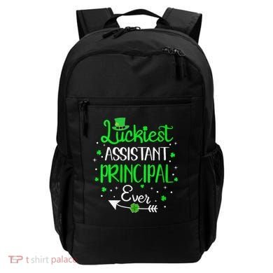 Womens Luckiest Assistant Principal Ever St Patricks Day Backpack