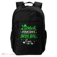Womens Luckiest Assistant Principal Ever St Patricks Day Backpack thumb 0