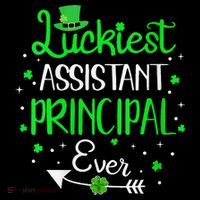 Womens Luckiest Assistant Principal Ever St Patricks Day Coffee Mug thumb 5