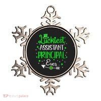 Womens Luckiest Assistant Principal Ever St Patricks Day Ornament thumb 0