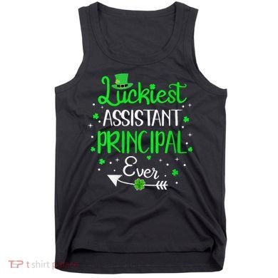 Womens Luckiest Assistant Principal Ever St Patricks Day Tank Top