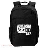 Watcha Lookin At Funny Cat Backpack thumb 0