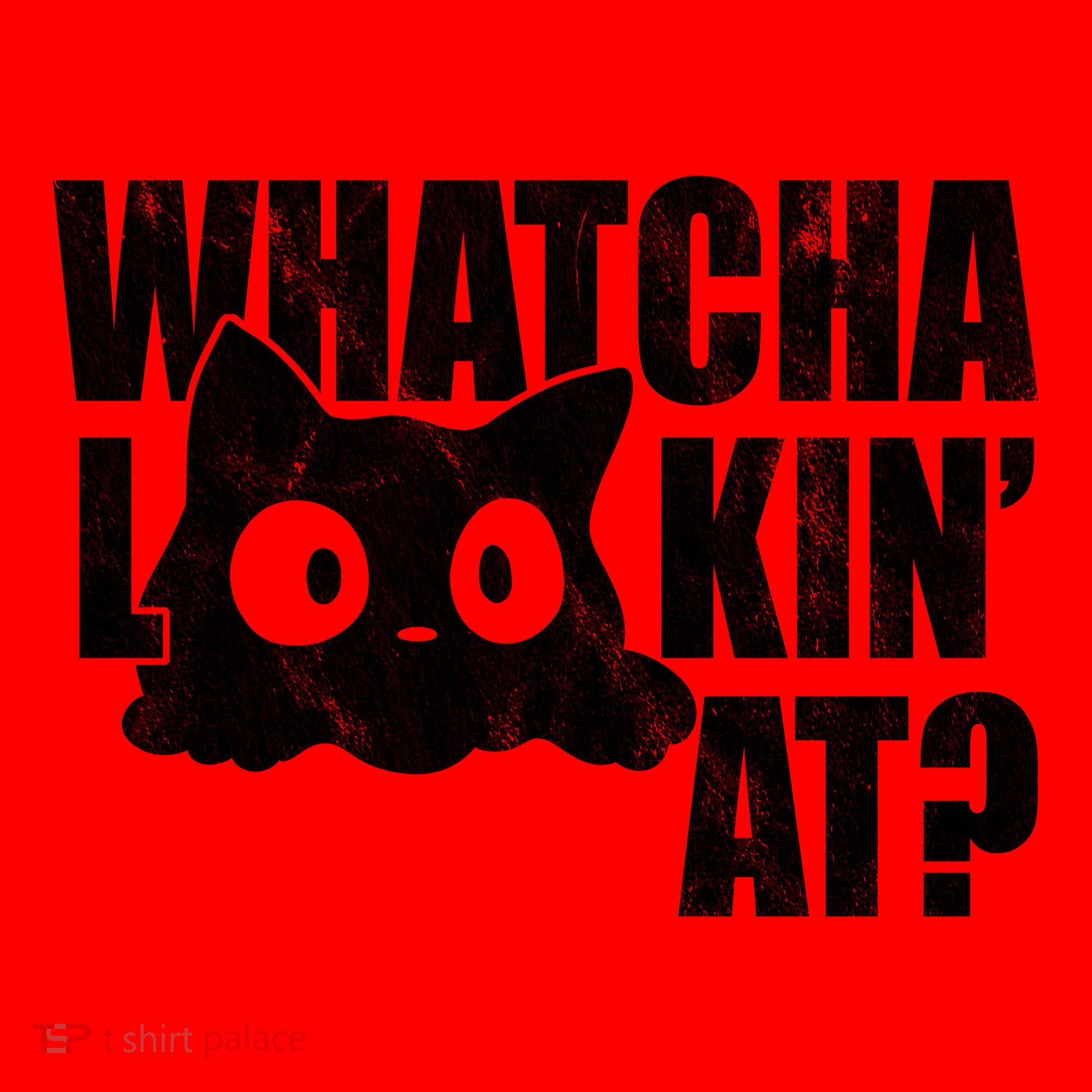 Watcha Lookin At Funny Cat Santa Hat
