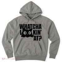 Watcha Lookin At Funny Cat Hoodie thumb 0