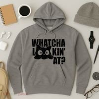 Watcha Lookin At Funny Cat Hoodie thumb 3