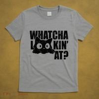 Watcha Lookin At Funny Cat T-Shirt thumb 5