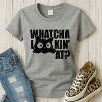 Watcha Lookin At Funny Cat Women's T-Shirt thumb 3