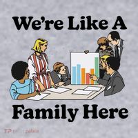 WeRe Like A Family Here Women's Sweatshirt thumb 2