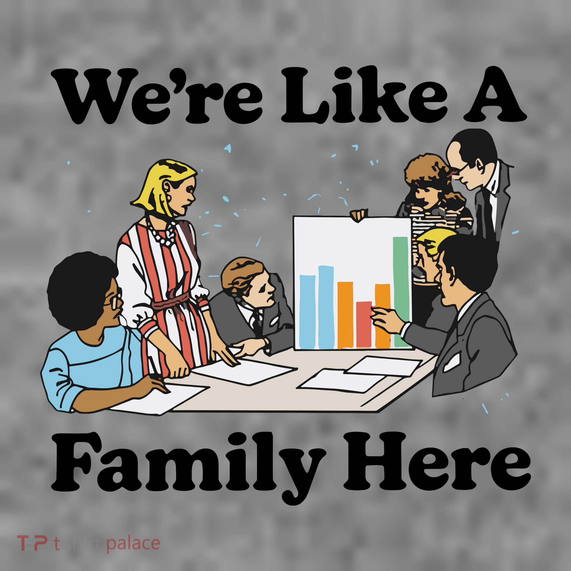 WeRe Like A Family Here Toddler Hoodie