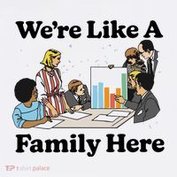 WeRe Like A Family Here Women's Hoodie thumb 2