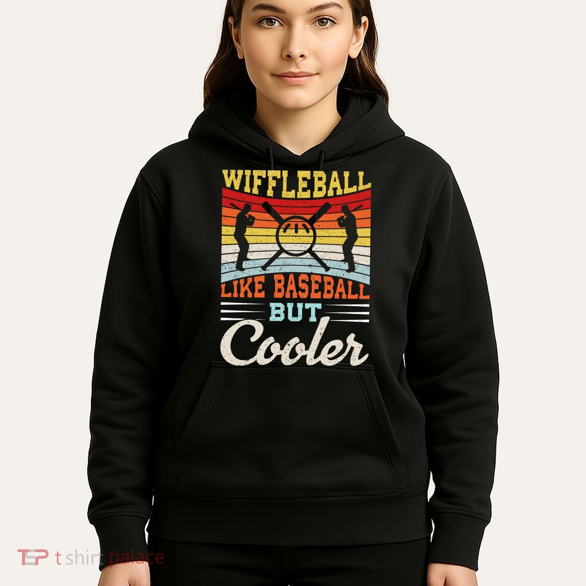 Wiffleball Like Baseball But Cooler Hoodie