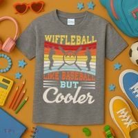Wiffleball Like Baseball But Cooler Kids T-Shirt thumb 3