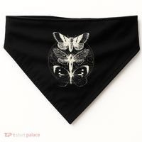 Witchcore Lepidoptera Butterfly Moth Insect Astronomy Lover USA-Made Doggie Bandana thumb 0