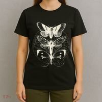 Witchcore Lepidoptera Butterfly Moth Insect Astronomy Lover T-Shirt thumb 4