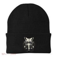 Witchcore Lepidoptera Butterfly Moth Insect Astronomy Lover Beanie thumb 0