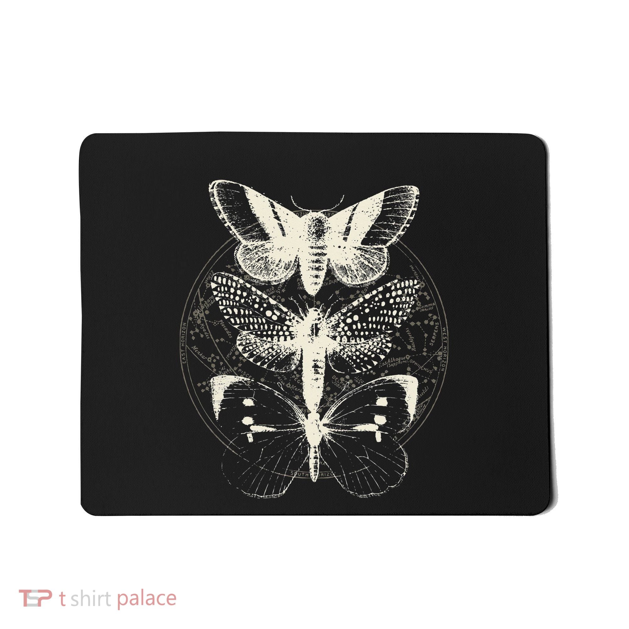 Witchcore Lepidoptera Butterfly Moth Insect Astronomy Lover Mousepad