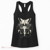 Witchcore Lepidoptera Butterfly Moth Insect Astronomy Lover Women's Tank Top thumb 0