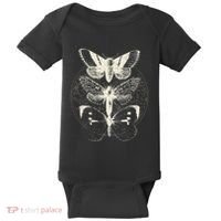Witchcore Lepidoptera Butterfly Moth Insect Astronomy Lover Baby Bodysuit thumb 0