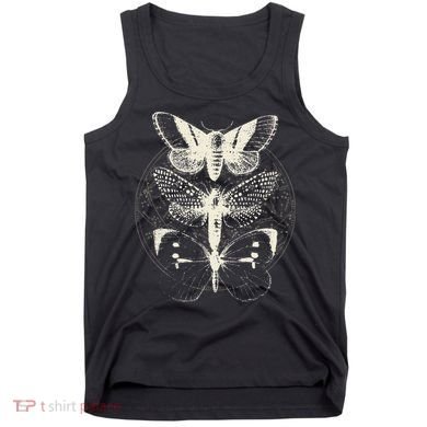Witchcore Lepidoptera Butterfly Moth Insect Astronomy Lover Tank Top