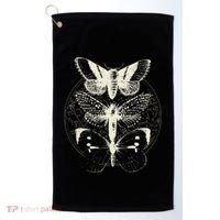Witchcore Lepidoptera Butterfly Moth Insect Astronomy Lover Golf Towel thumb 0