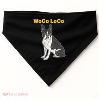 Woco Loco Boston Terrier Dog USA-Made Doggie Bandana thumb 0