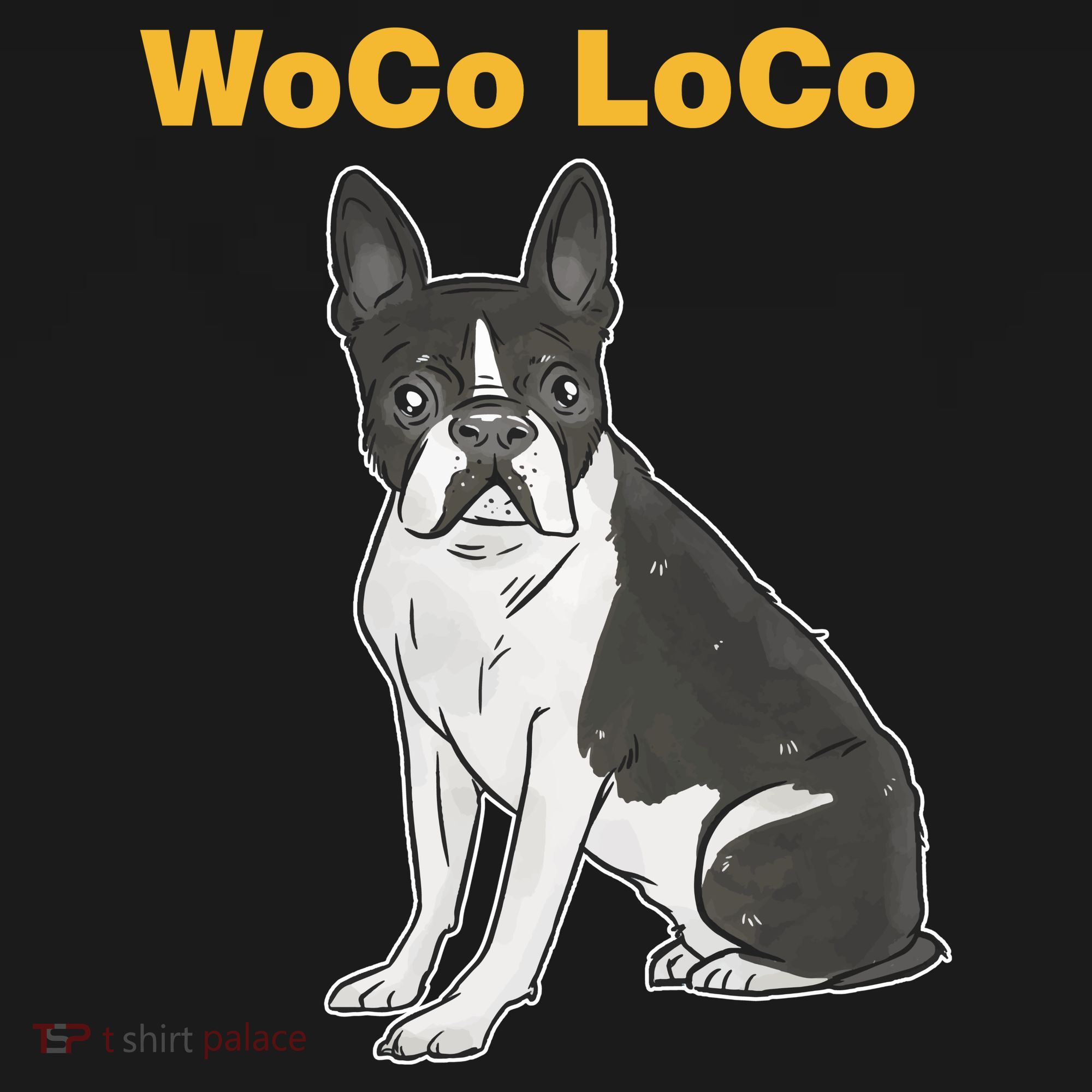Woco Loco Boston Terrier Dog Bucket Hat