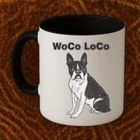 Woco Loco Boston Terrier Dog Coffee Mug thumb 2
