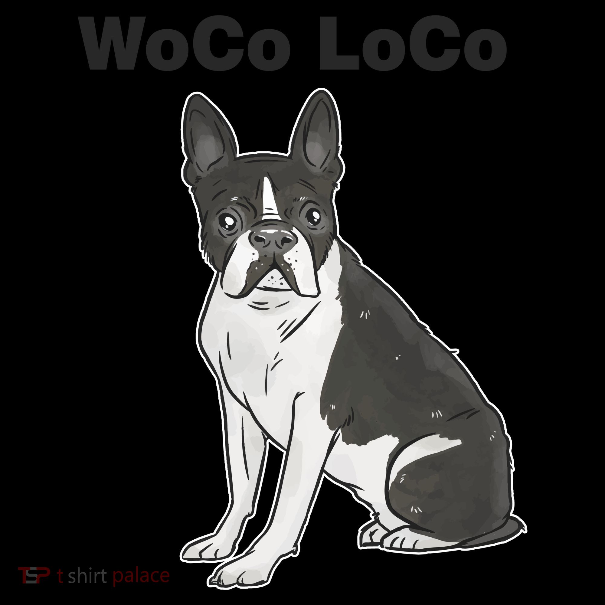 Woco Loco Boston Terrier Dog Coffee Mug
