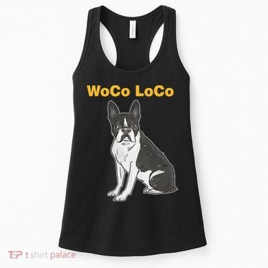 Woco Loco Boston Terrier Dog Women's Tank Top