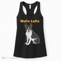 Woco Loco Boston Terrier Dog Women's Tank Top thumb 0