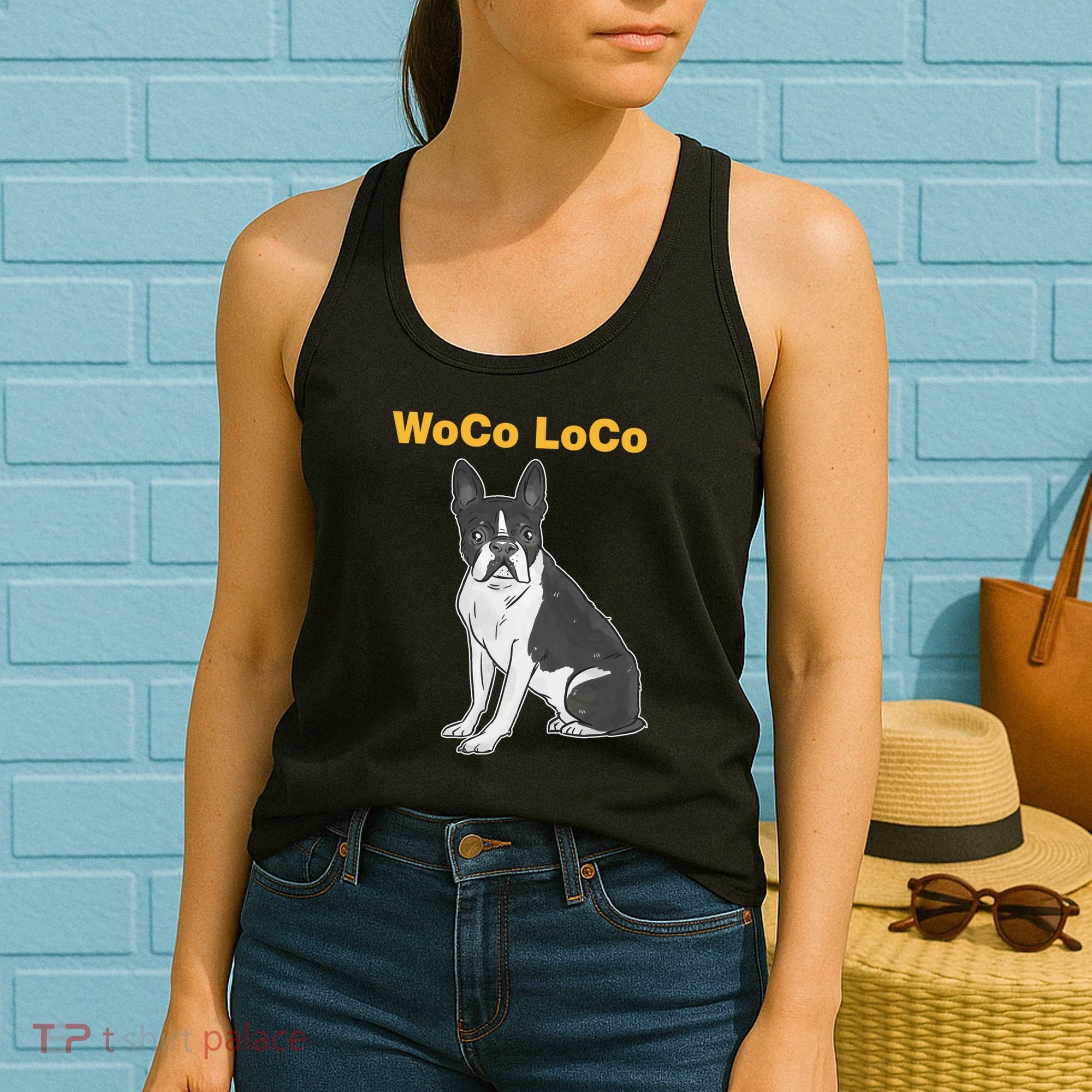 Woco Loco Boston Terrier Dog Women's Tank Top