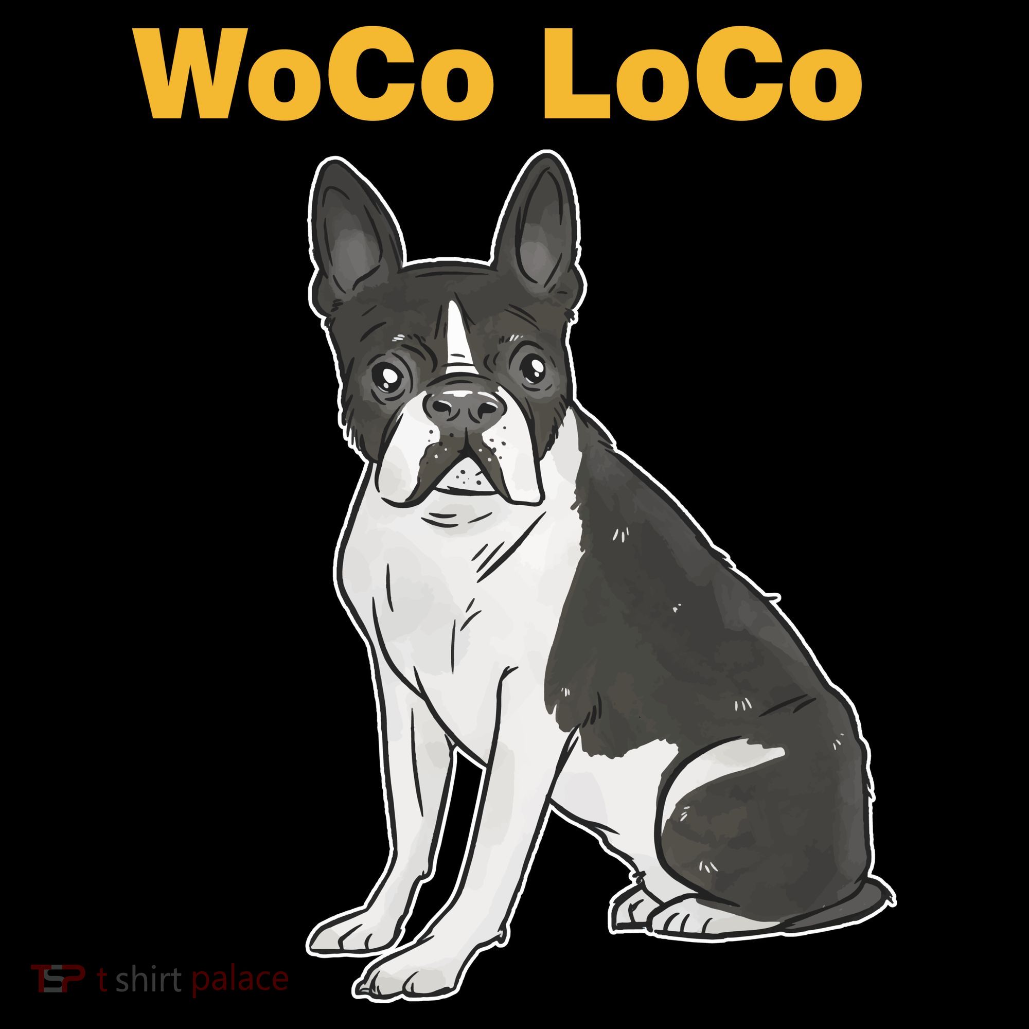 Woco Loco Boston Terrier Dog Women's Tank Top