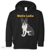 Woco Loco Boston Terrier Dog Toddler Hoodie thumb 0