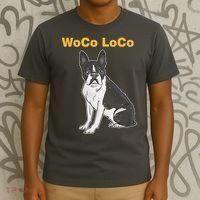 Woco Loco Boston Terrier Dog T-Shirt thumb 3