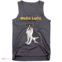Woco Loco Boston Terrier Dog Tank Top thumb 0