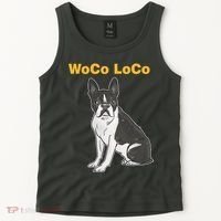 Woco Loco Boston Terrier Dog Tank Top thumb 2