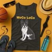 Woco Loco Boston Terrier Dog Tank Top thumb 4