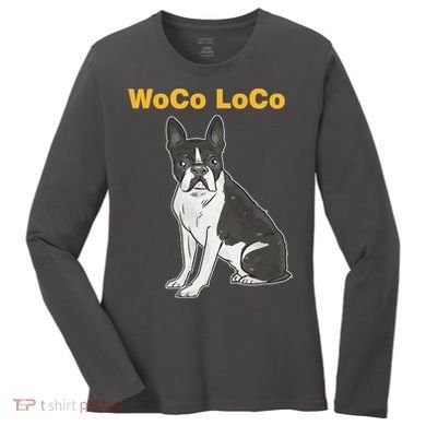 Woco Loco Boston Terrier Dog Women's Long Sleeve Shirt